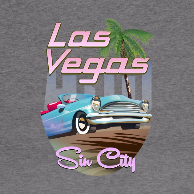 Las Vegas Sin City Travel poster by nickemporium1